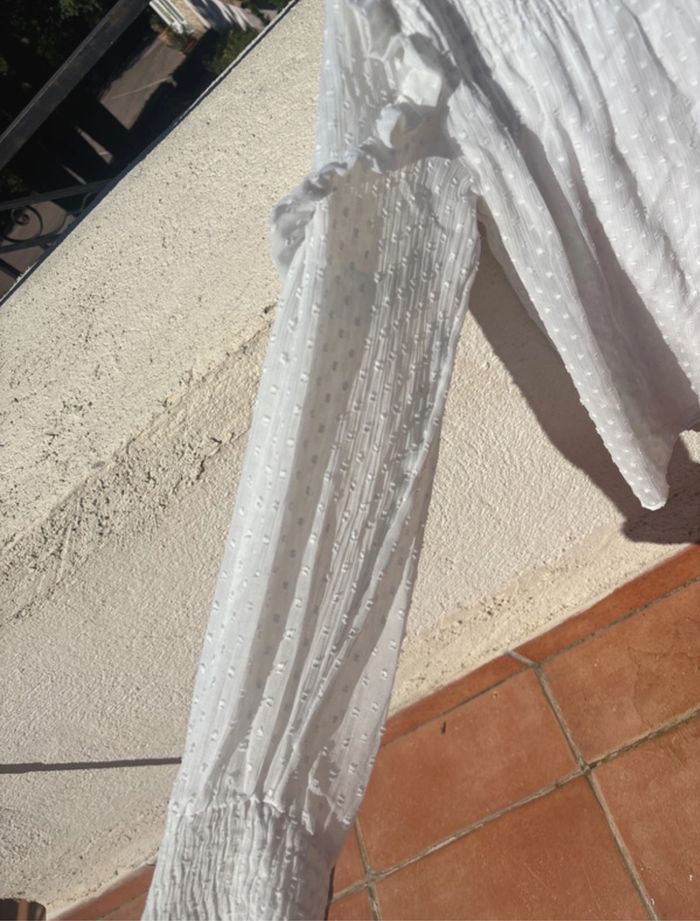 Blouse blanche Zara TXL - photo numéro 8