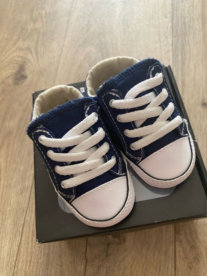 Converses bleu marine 18 - photo numéro 5