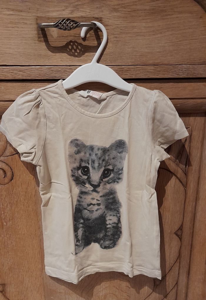 Lot de 4 t-shirts fille 110-116 - photo numéro 4