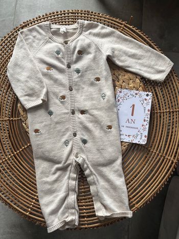 Combinaison de la marque orchestra taille 12 mois. Très bon état.