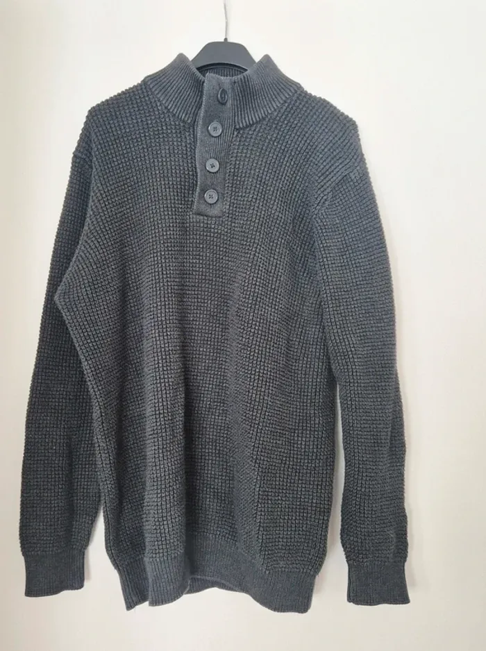 Pull fermeture bouton XXL