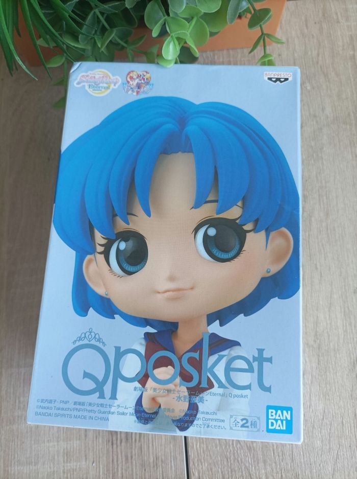 Figurine Ami Mizuno Mercury sailor moon banpresto qposket Bandai - photo numéro 2