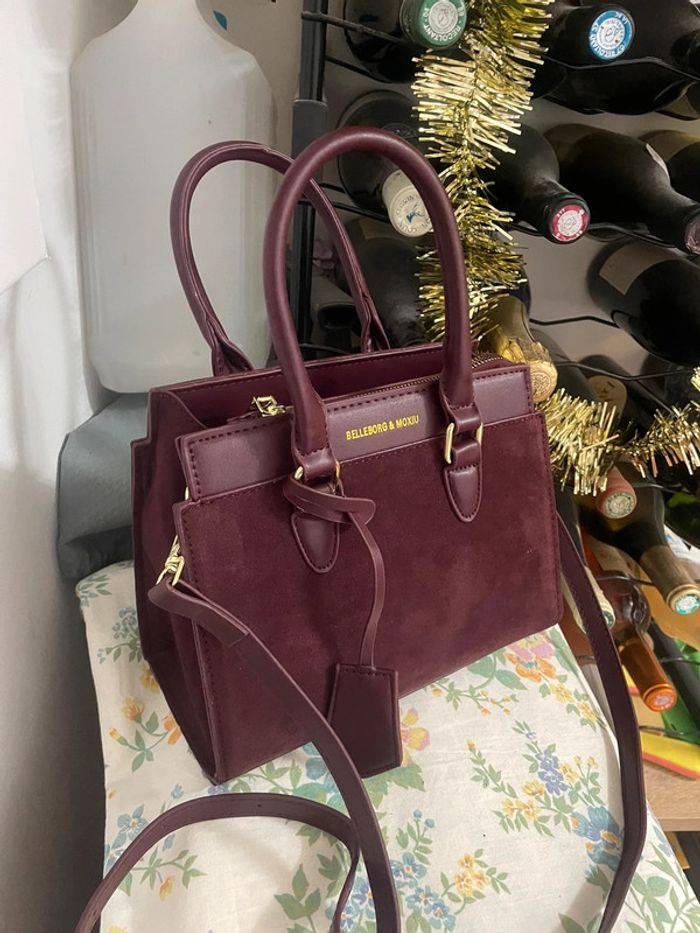 Sac Fourre-Tout Élégant Bordeaux pour Femme - Chic Couleur Unie
