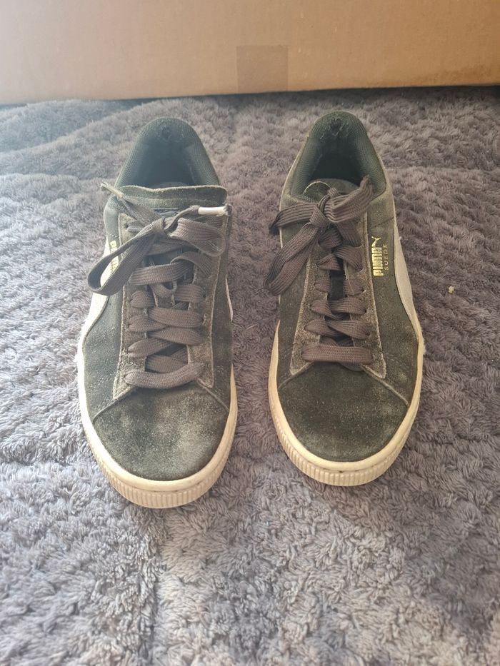 Basket Puma suede en bon état - photo numéro 2