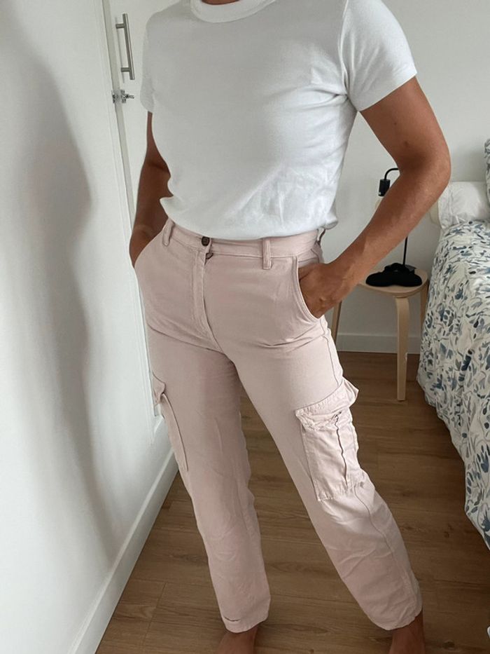 Pantalon Cargo rose - photo numéro 2
