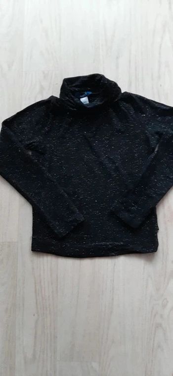 Pull col roulé