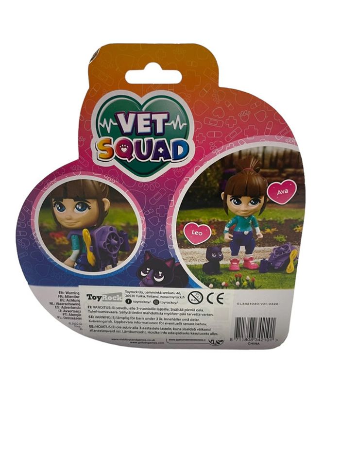 Figurines Vet Squad Ava et Leo the Cat ToyRock neuf - photo numéro 2