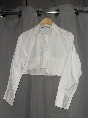 Chemise courte / Zara / Xs / Blanc