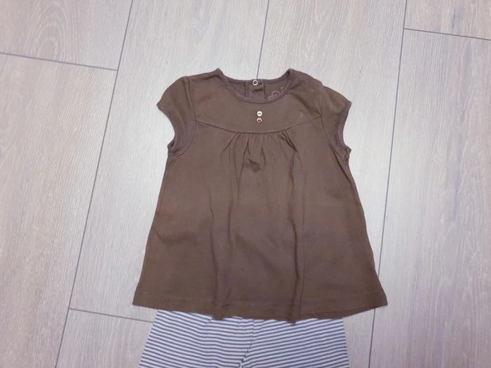 Ensemble 2 pièces. Fille 18 mois. Marque Tape a l œil/ Bout'chou - photo numéro 2