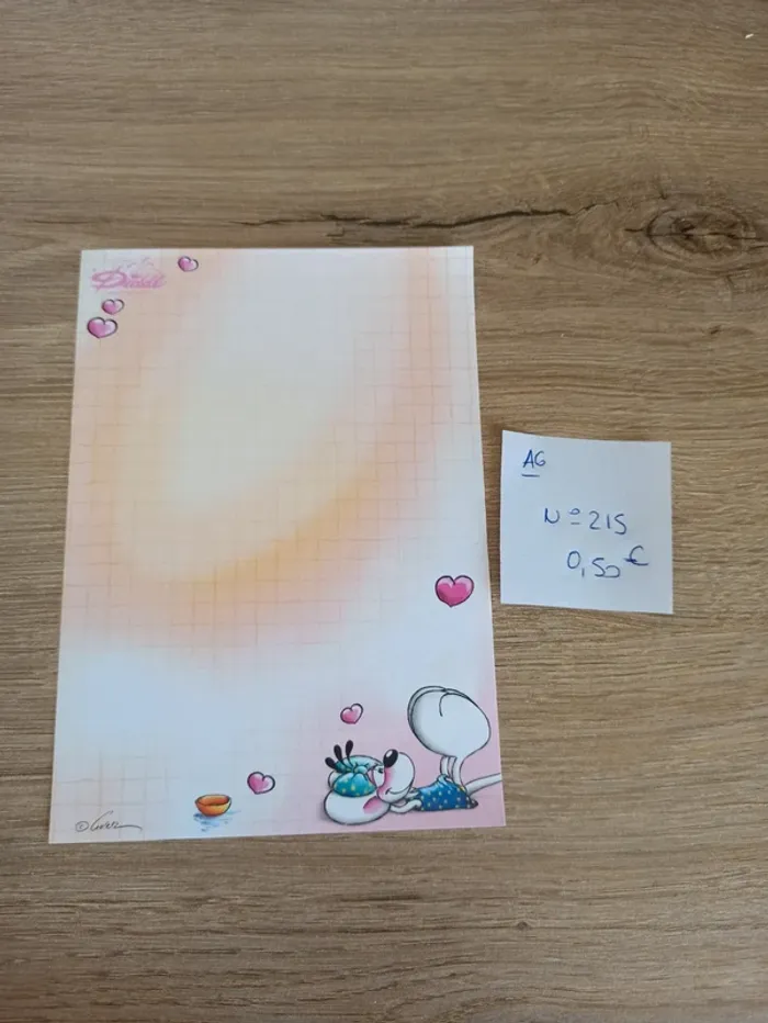 Feuille Diddl A6 215 0,50€