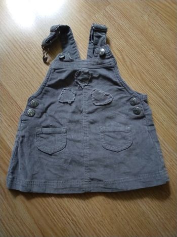 Adorable petite robe chasuble 6 mois