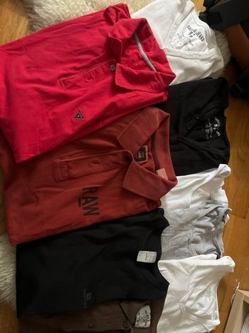 Lot t-shirt, polo, débardeur, taille S