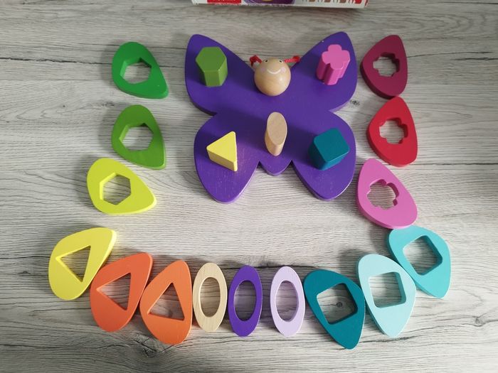 Puzzle en bois papillon - photo numéro 2