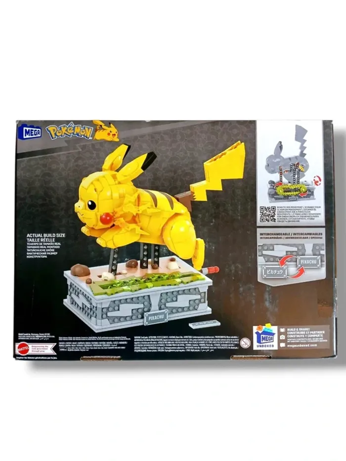 Mega Construx Pokémon Figurine Action Pikachu en Mouvement 30 cm - photo numéro 2