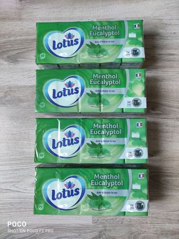 Mouchoirs  lotus