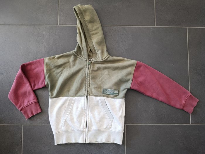 Sweat gilet zippé à capuche Tape à l'oeil