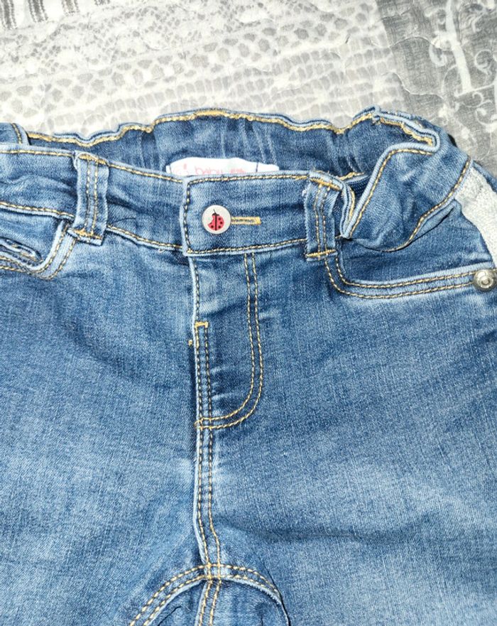 Jean bandes argenté 24 mois - photo numéro 3