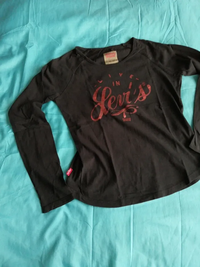 T-shirt manches longues adolescente - photo numéro 2