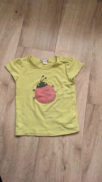 Tee-shirt vert Coccinelle 🐞 Orchestra 18 Mois