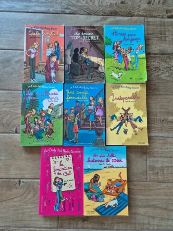 Lot de livres romans le club des baby-sitters - 3€ le livre
