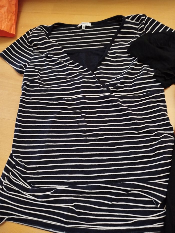 Lot de 2 Tshirt manche courte grossesse - photo numéro 2