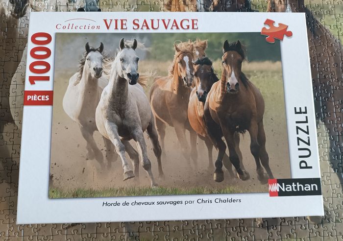 Puzzle chevaux 1000 pièces
