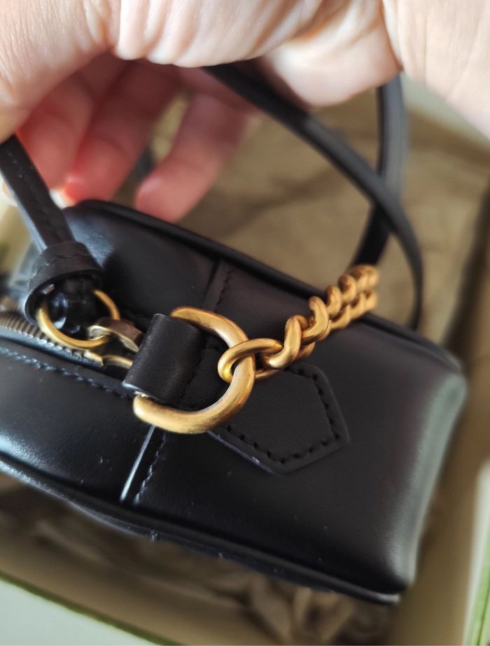 Sac bandoulière en cuir GG Marmont - photo numéro 7