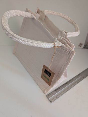 Sac de jute blanc