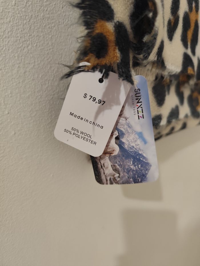 Écharpe chaude avec laine neuve - photo numéro 3