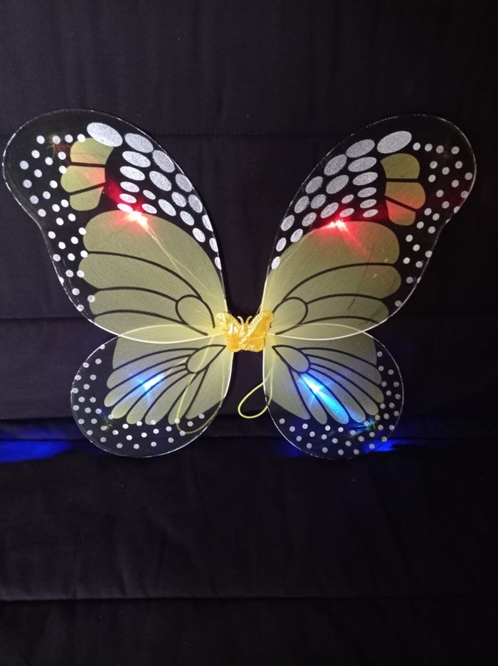 Déguisement papillon jaune 3-6ans - photo numéro 3