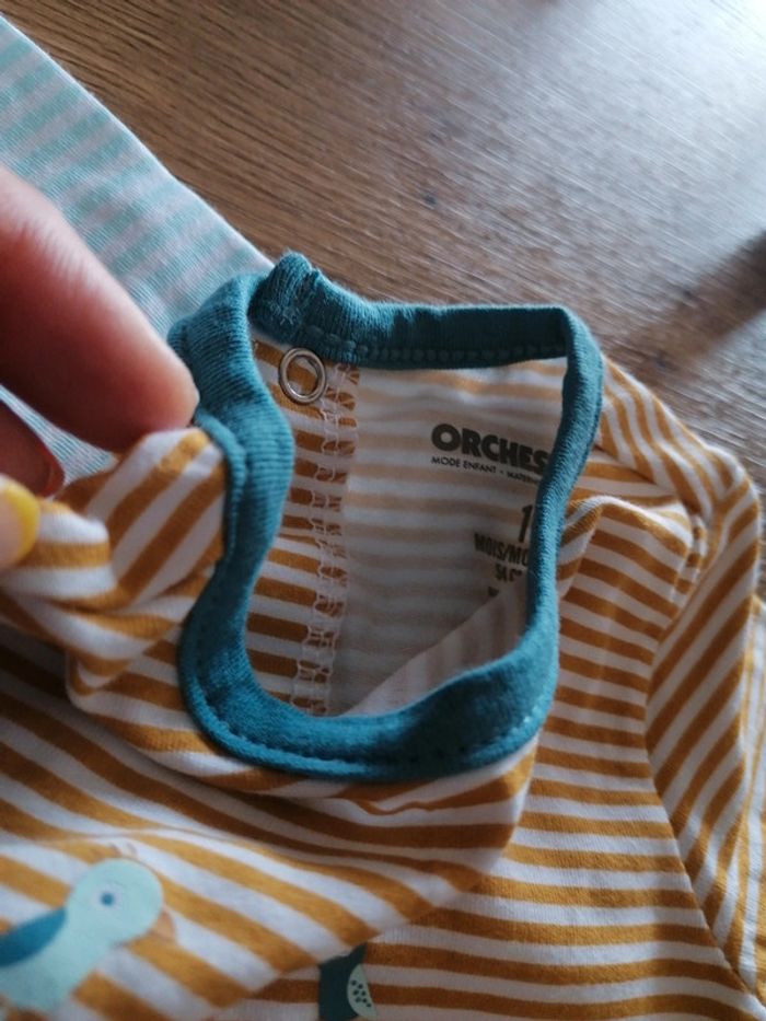 3 pyjamas été mi-saison 1 mois - photo numéro 3