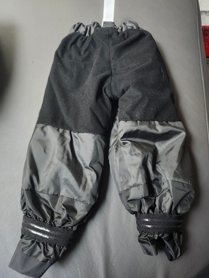 Pantalon de ski bebe enfant 3 ans wedze chaud et impermeable gris foncé - photo numéro 4