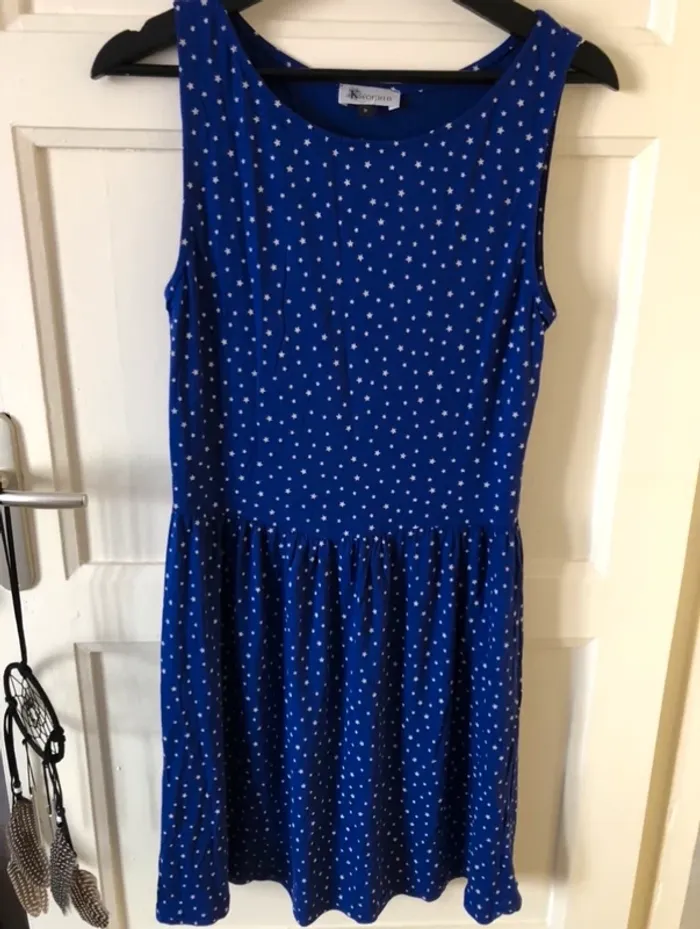 Robe bleu étoiles KIABI t.m