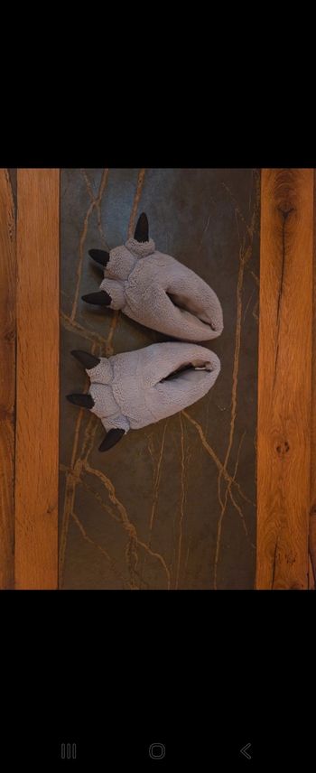 Chaussons enfant pied de loup