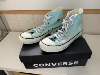 Jolies baskets bleu turquoise femme 38