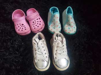 🌴 Lot de 3 paires 1 basket 2 chausson p 21 22