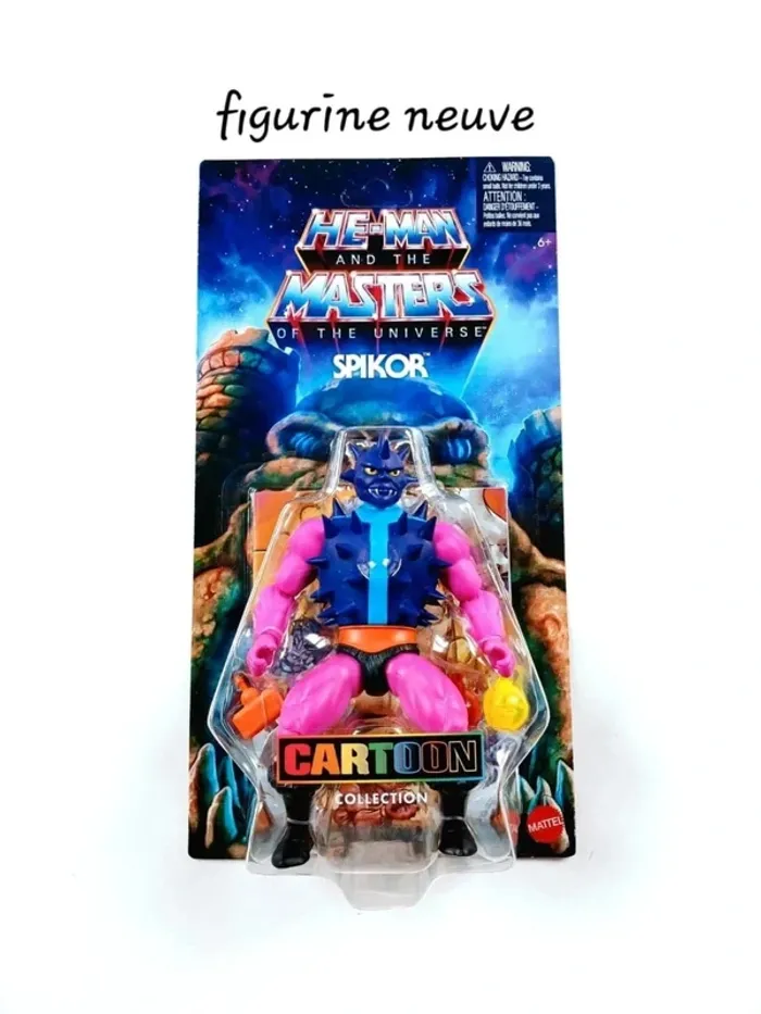 Figurine Spikor Cartoon Masters of the Universe Origins Mattel 14 cm