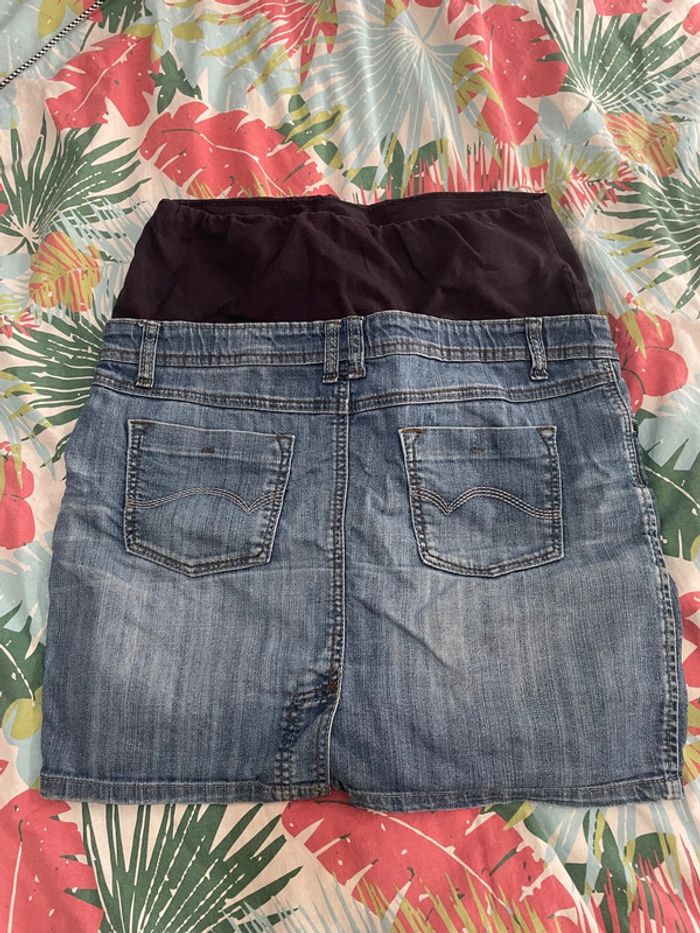 Jupe jeans maternité - photo numéro 3