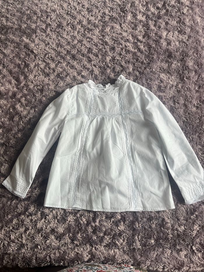 Blouse Jacadi 6ans blanche