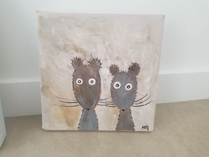 Lot 2 tableaux sur toile - photo numéro 3