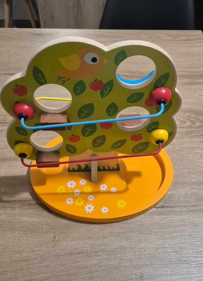 Circuit à balle en bois - photo numéro 2