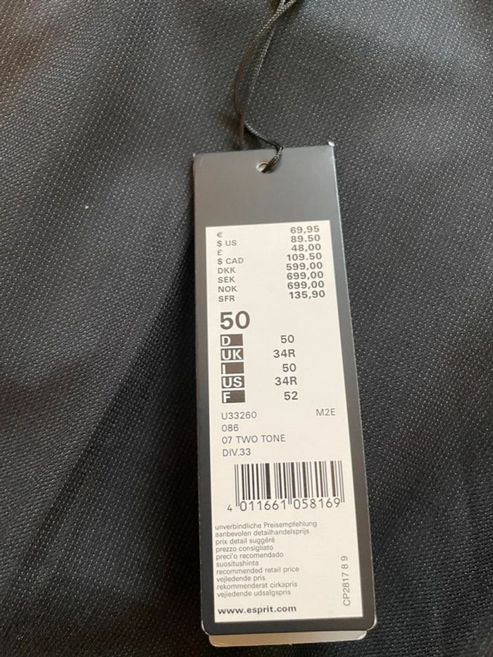 Pantalon de costume noir Esprit taille 44 - photo numéro 5