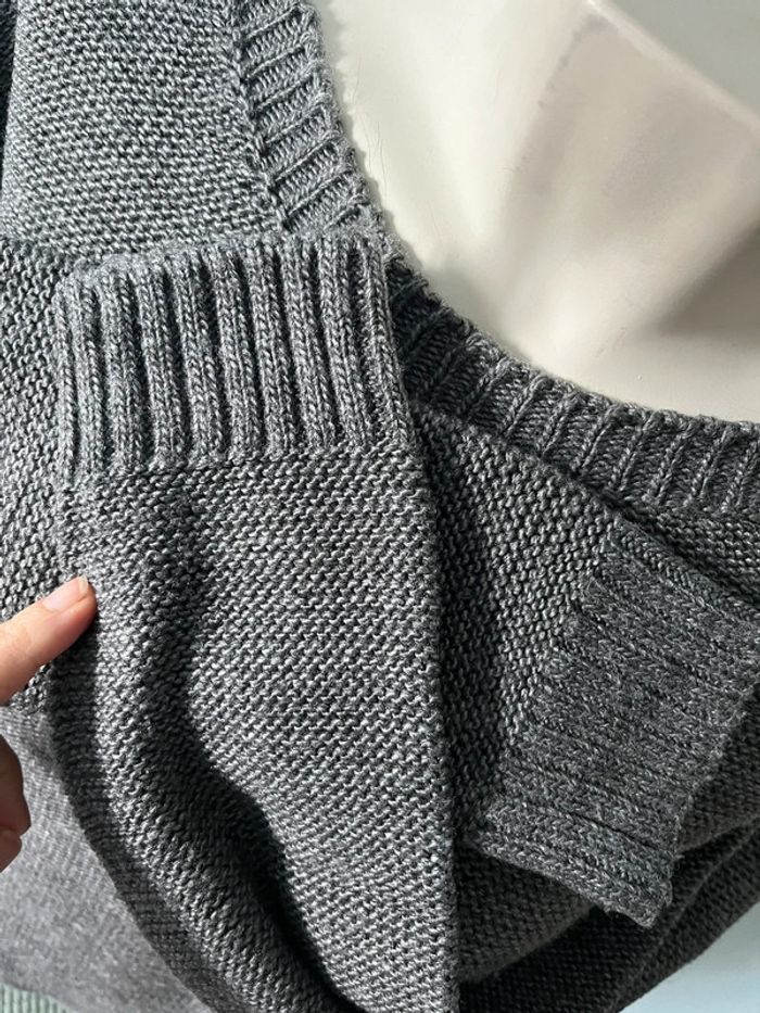 Pull taille unique bleu gris - photo numéro 7