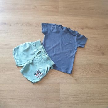 💚 Ensemble tee-shirt MC short Tape à l'œil/Kimbaloo 24 mois/2 ans #emyfleury_2ansgarçon