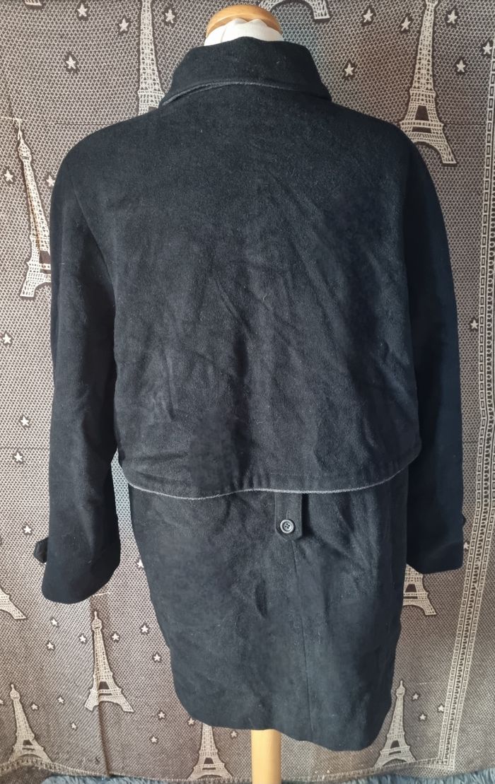 Caban noir à boutons taille 46 - photo numéro 3