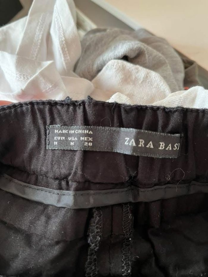 Mini short crochet noir Zara T.M TBE 🖤 - photo numéro 3
