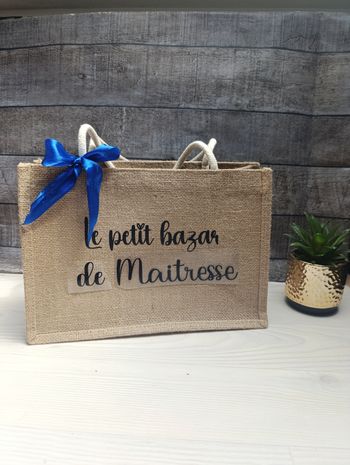 Sac toile jute personnalisé