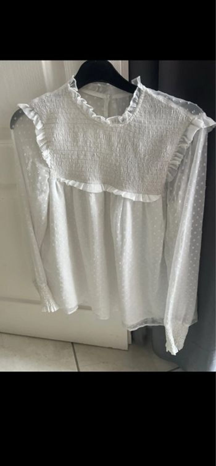 Blouse blanche femme - photo numéro 2