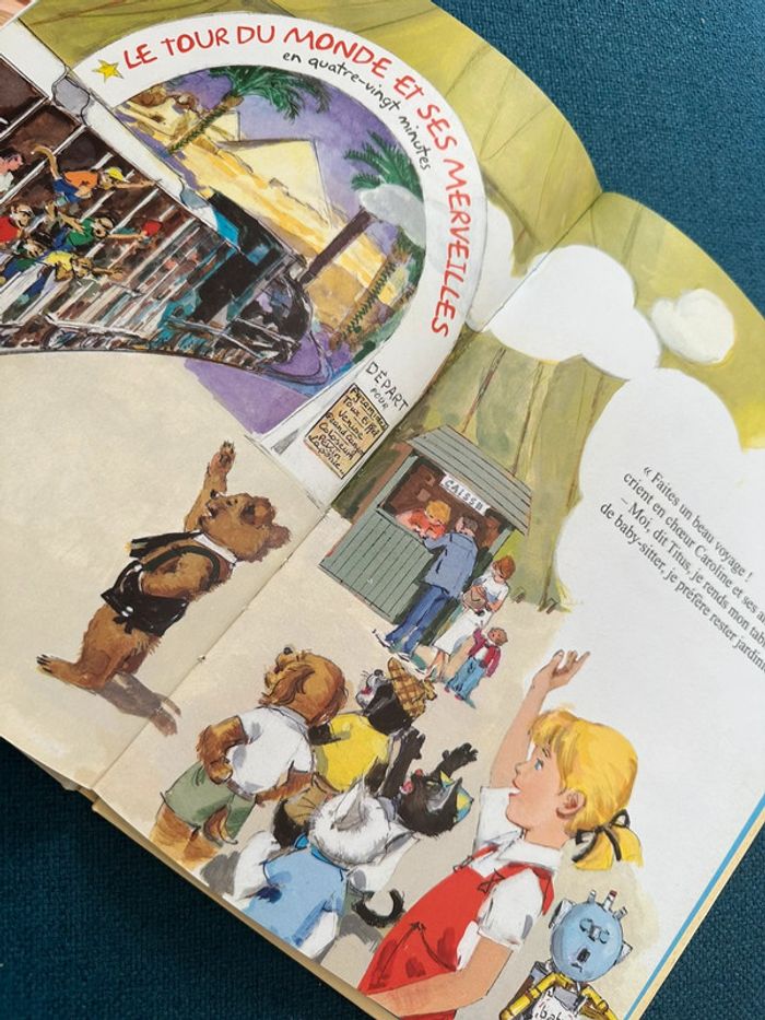 Livre Caroline baby-sitter Pierre Probst enfants singes Maki édition limitée bd album probst - photo numéro 6