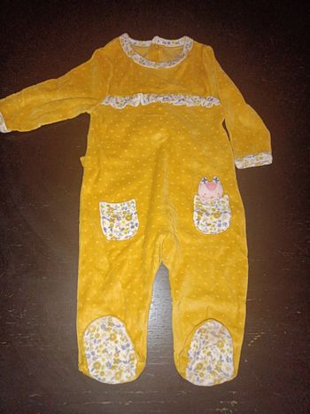 Pyjama jaune fille
